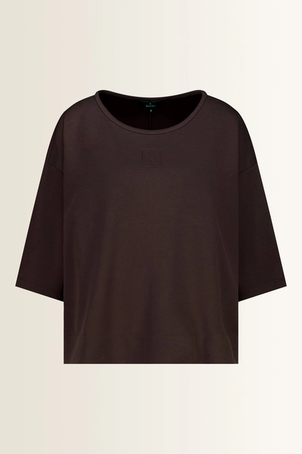 Top met reliëflogo Monari