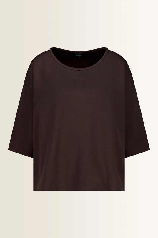 Top met reliëflogo Monari