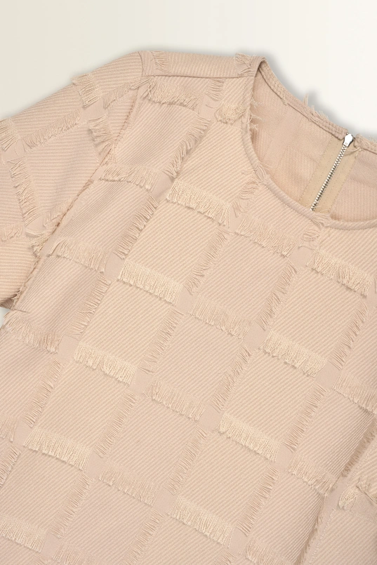 Top met ruitreliëf