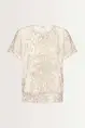 Top met slangenprint