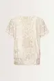Top met slangenprint