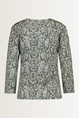 Top met slangenprint
