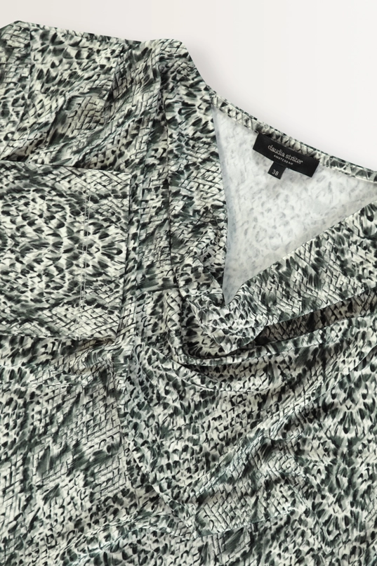 Top met slangenprint