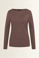 Top met soepele stretchjersey