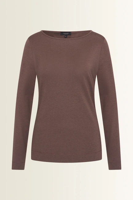 Top met soepele stretchjersey