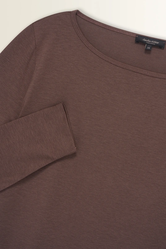 Top met soepele stretchjersey