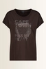 Top met strass en tekstprint Monari