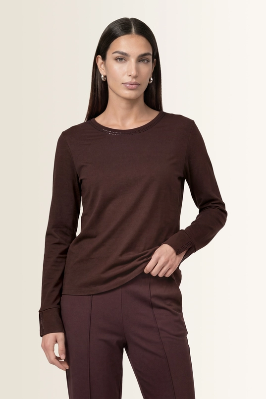 Top met strassdetails Monari