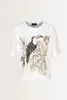 Top met tropische print Monari