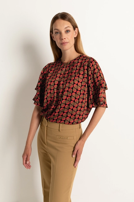 Top multicolour print