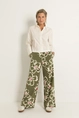 Travel broek bloemendessin