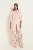 Travel broek in tie-dye dessin