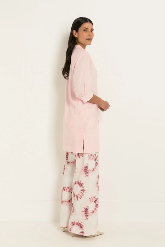 Travel broek in tie-dye dessin