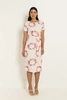 Travel jurk in tie-dye dessin