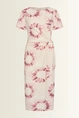 Travel jurk in tie-dye dessin