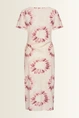 Travel jurk in tie-dye dessin
