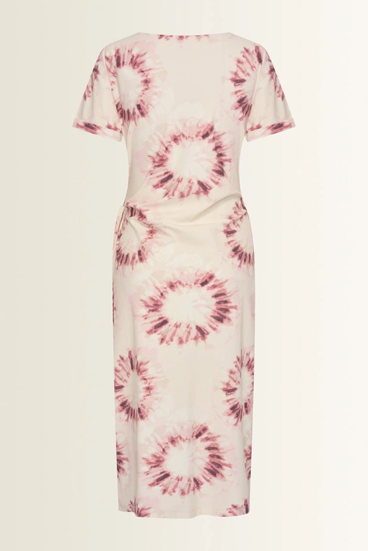 Travel jurk in tie-dye dessin