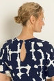 Travel maxijurk met grafische print