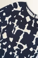 Travel maxijurk met grafische print
