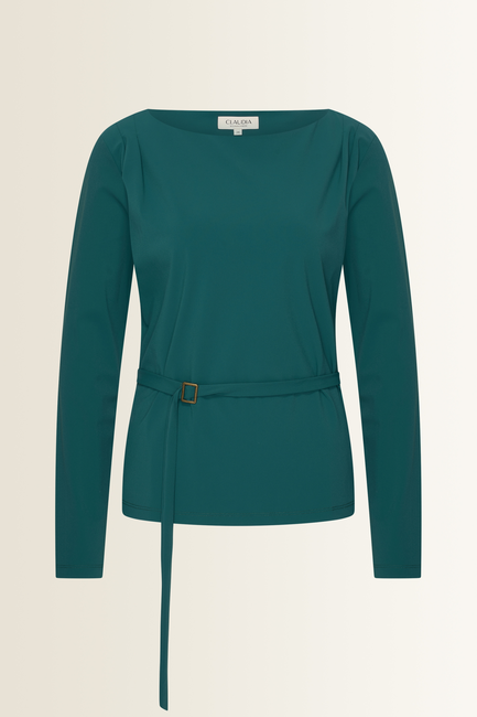 Travel top ceintuurdetail