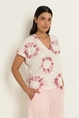 Travel top in tie-dye dessin