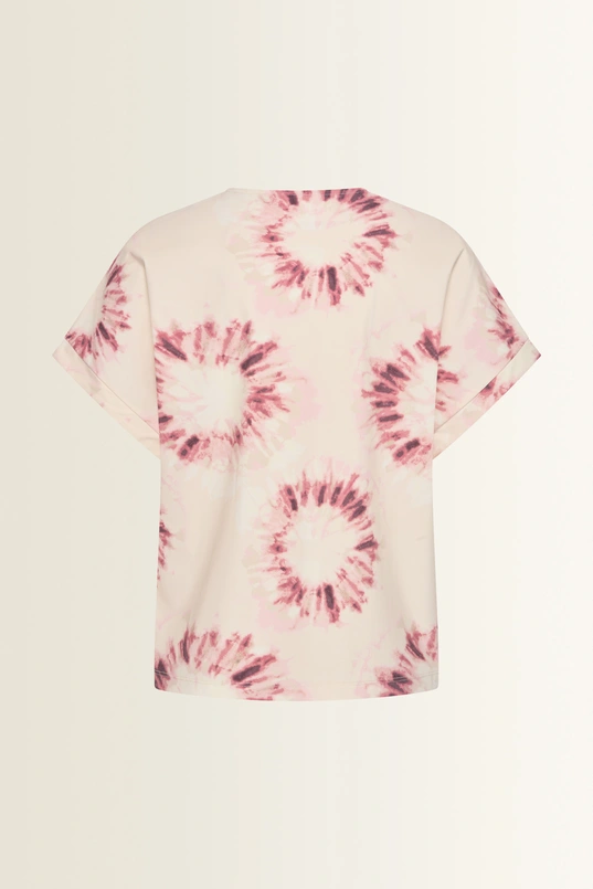 Travel top in tie-dye dessin