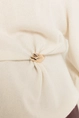 Trui met afneembare broche