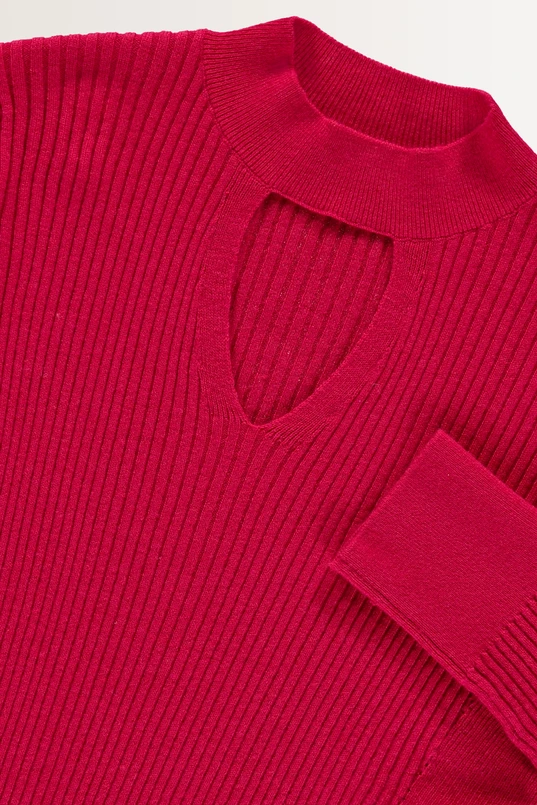 Trui met cut-out