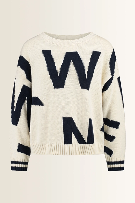 Trui met grafisch dessin Celebre Max Mara Weekend