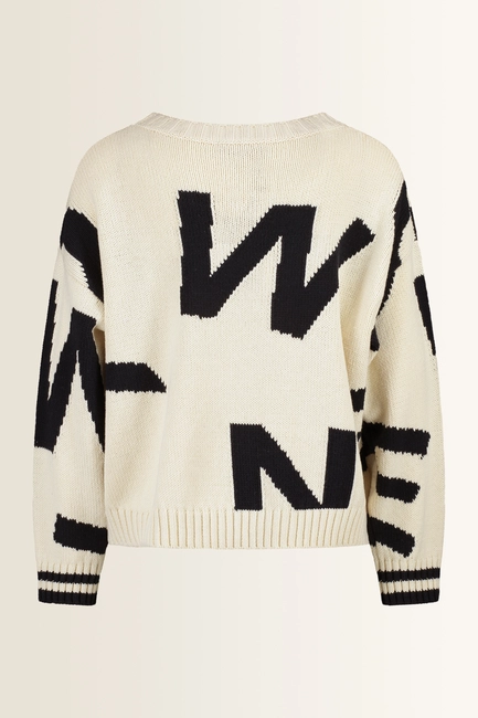 Trui met grafisch dessin Celebre Max Mara Weekend