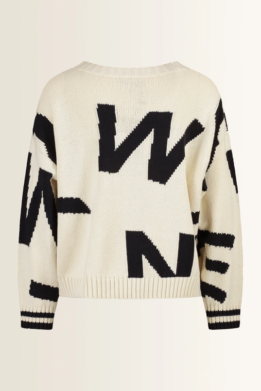 Trui met grafisch dessin Celebre Max Mara Weekend
