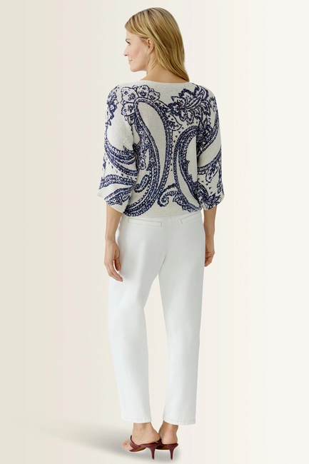 Trui met paisleyprint OUI
