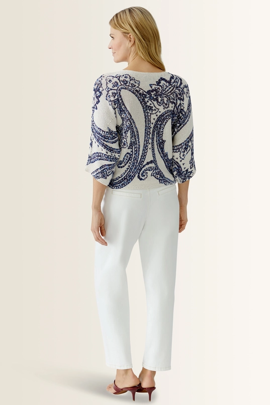 Trui met paisleyprint OUI