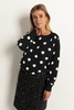 Trui met polkadots