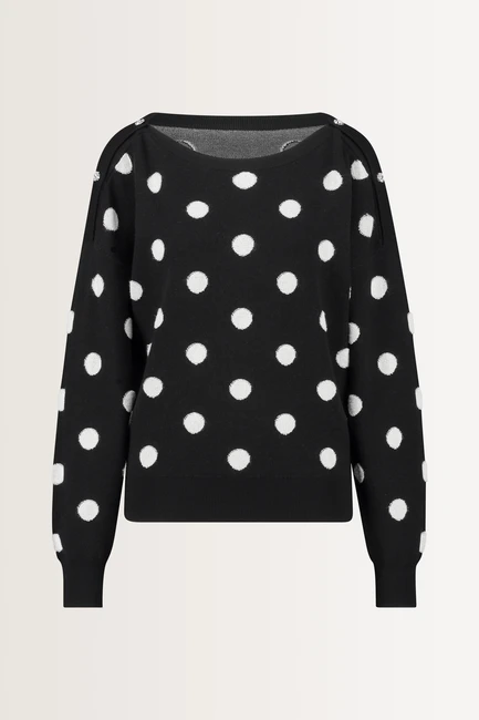 Trui met polkadots