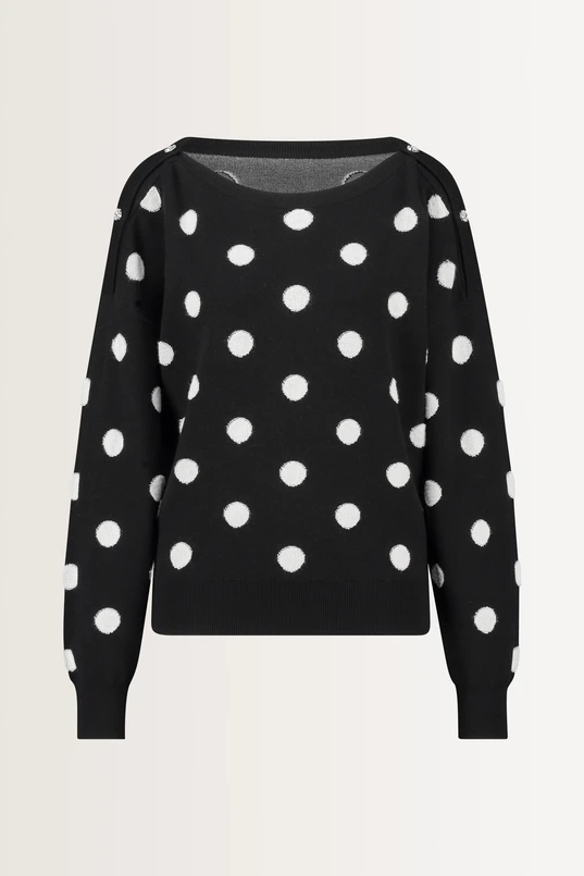 Trui met polkadots