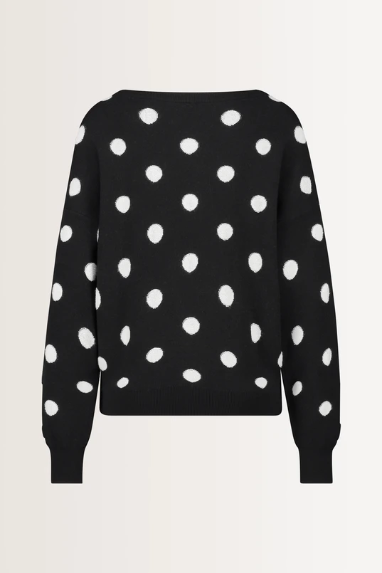 Trui met polkadots