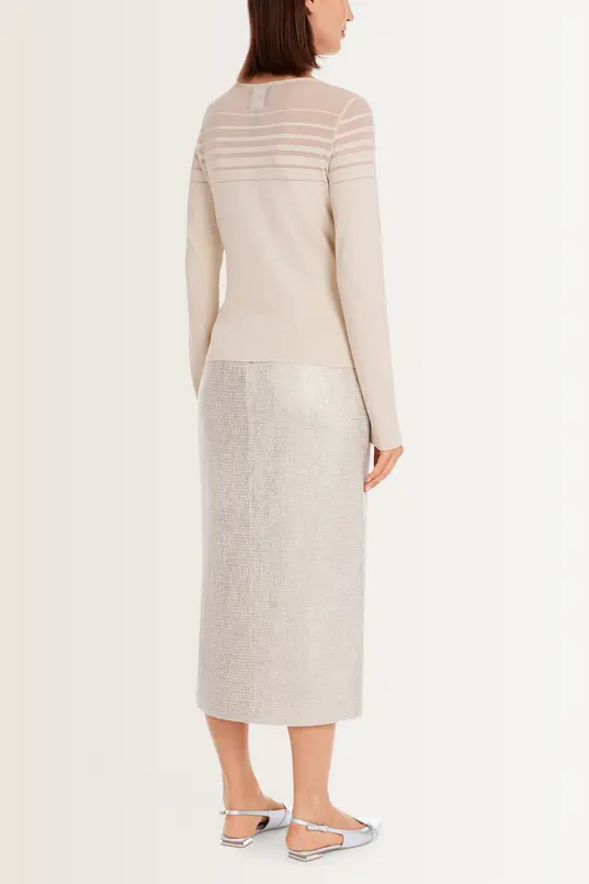 Trui met transparante details Marc Cain
