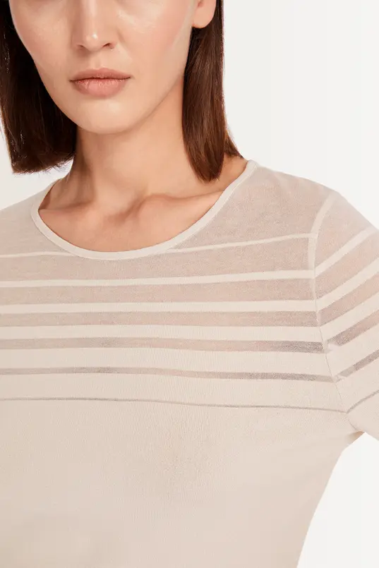 Trui met transparante details Marc Cain