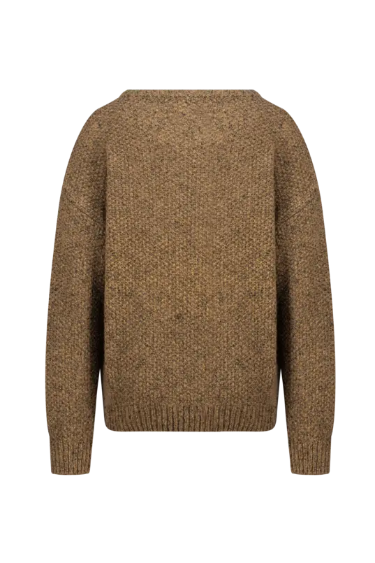 Trui tweed-look lurex
