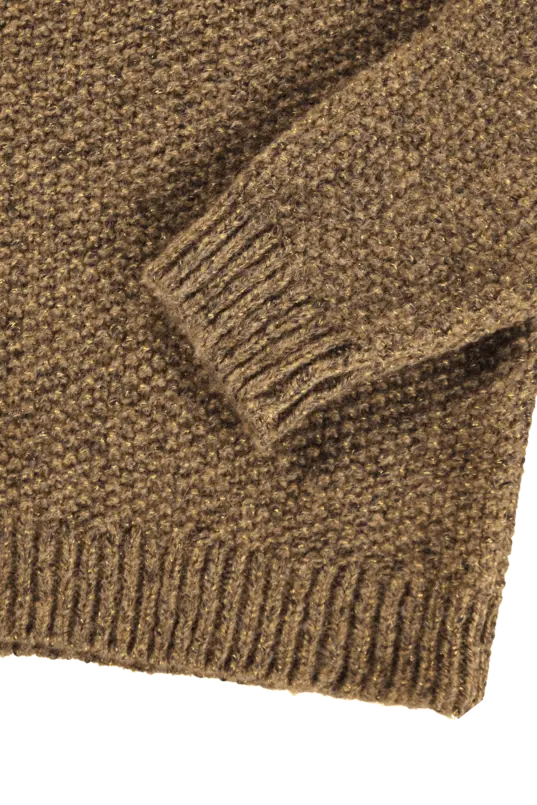Trui tweed-look lurex