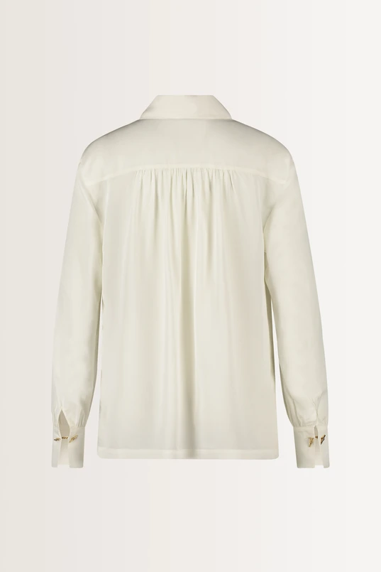 Tuniekblouse in crêpe