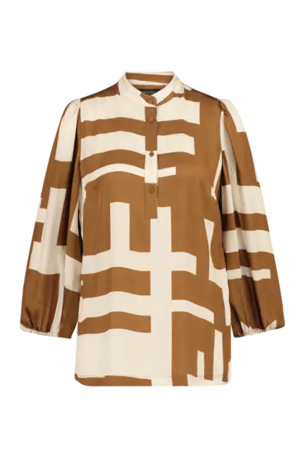 Tuniekblouse met print