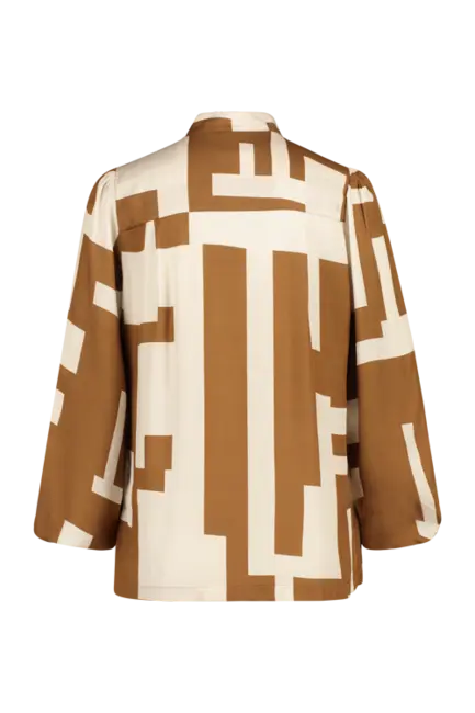 Tuniekblouse met print