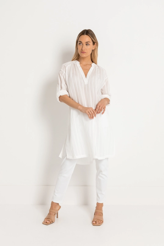 Tuniekblouse met smock