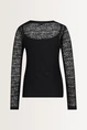 Turtleneck kanten top