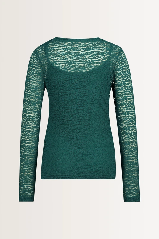 Turtleneck kanten top