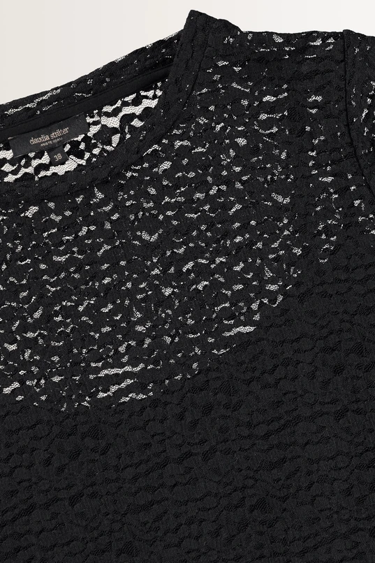 Turtleneck kanten top