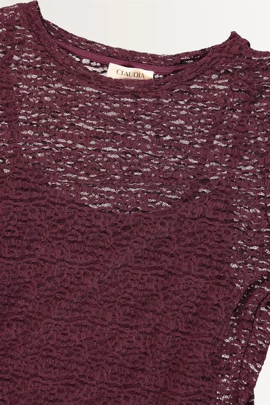 Turtleneck kanten top