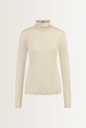 Turtleneck top in cashmeremix
